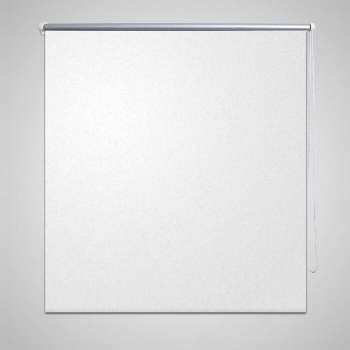 Store enrouleur occultant 120 x 230 cm blanc – Image 1