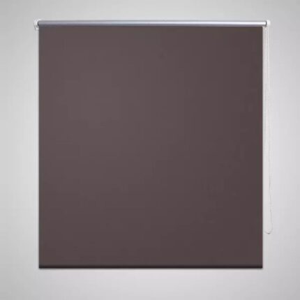 Store enrouleur occultant 120 x 230 cm marron