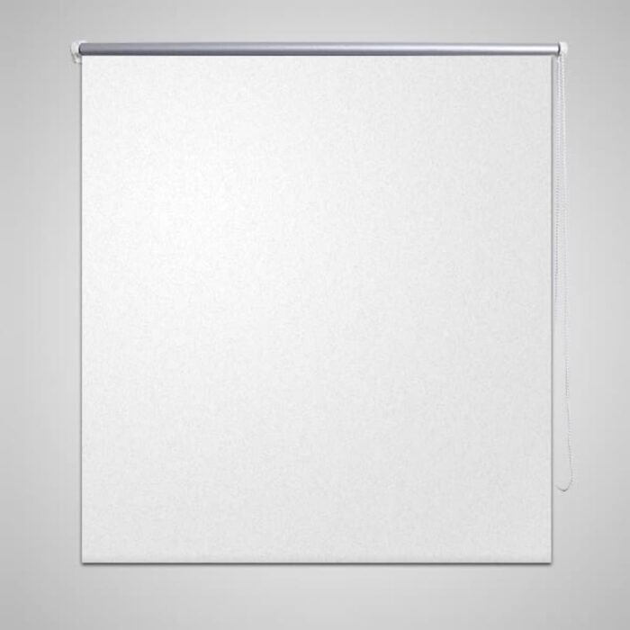 Store enrouleur occultant 140 x 230 cm blanc – Image 1