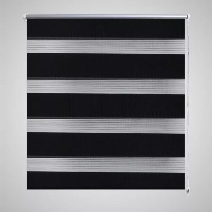 Store enrouleur tamisant 40 x 100 cm noir – Image 1