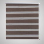 Store enrouleur tamisant 40 x 100 cm marron