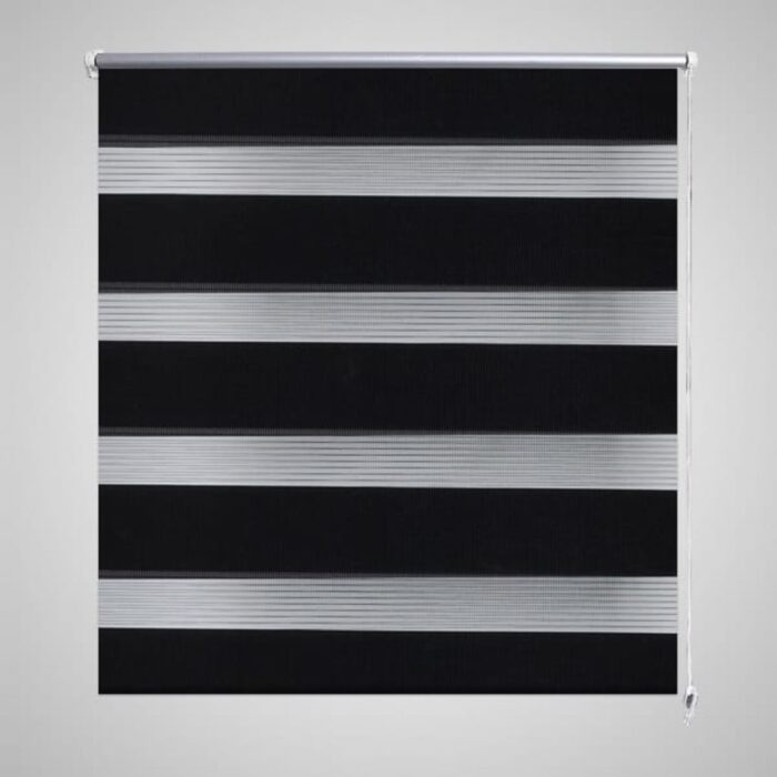 Store enrouleur tamisant 120 x 230 cm noir – Image 1