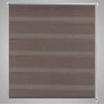 Store enrouleur tamisant 140 x 175 cm marron – Image 2