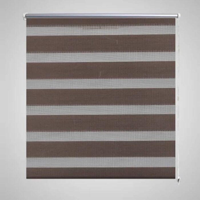 Store enrouleur tamisant 140 x 175 cm marron – Image 1