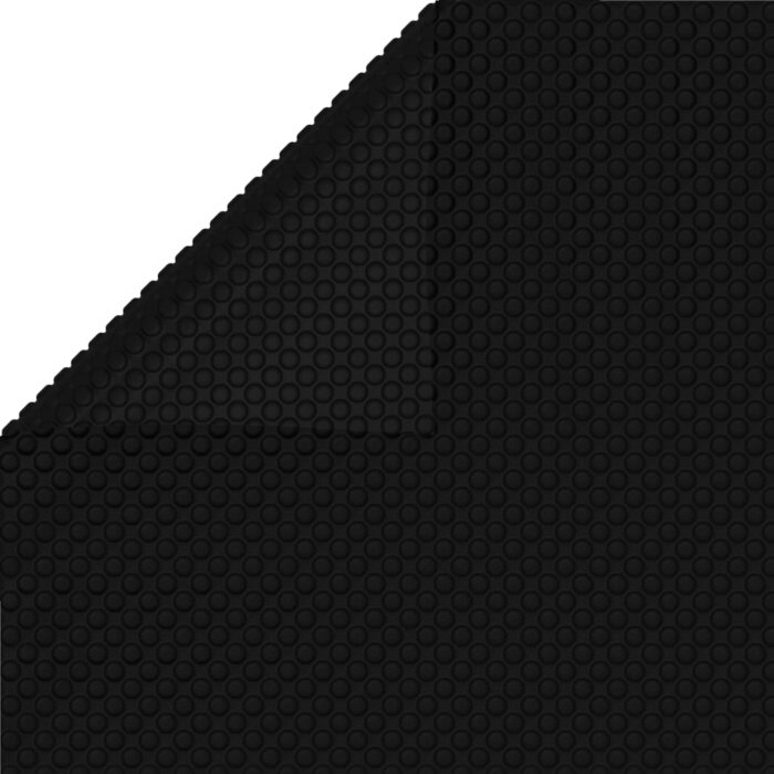 Film solaire de piscine PE rectangulaire flottant 8x5 m Noir – Image 2