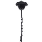 Lustre avec 5 ampoules Crystal noir – Image 6