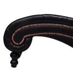 Chaise longue Marron Similicuir – Image 3