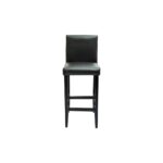 Set de 1 table de bar et 4 tabourets noir – Image 5