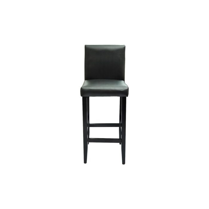 Set de 1 table de bar et 4 tabourets noir – Image 5