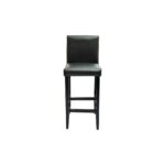 Set de 1 table de bar et 2 tabourets noir – Image 5