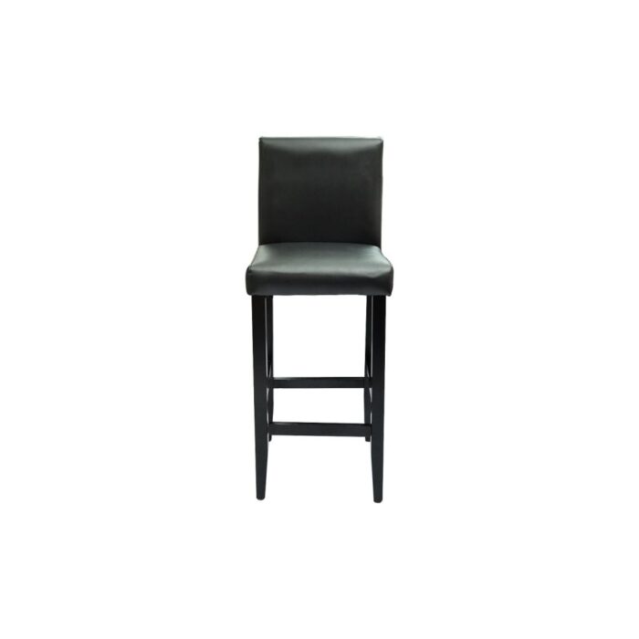 Set de 1 table de bar et 2 tabourets noir – Image 5