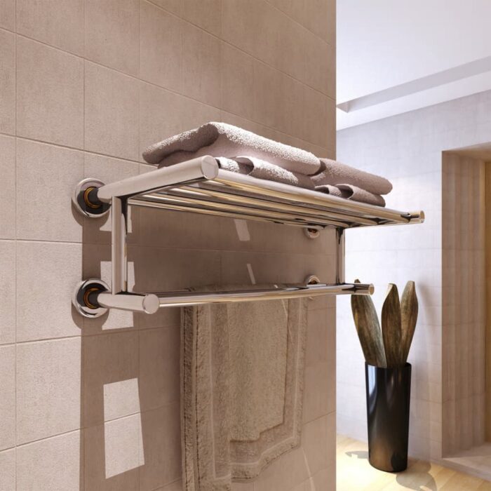 Porte serviettes double - Barre Fixe 6 tubes – Image 1