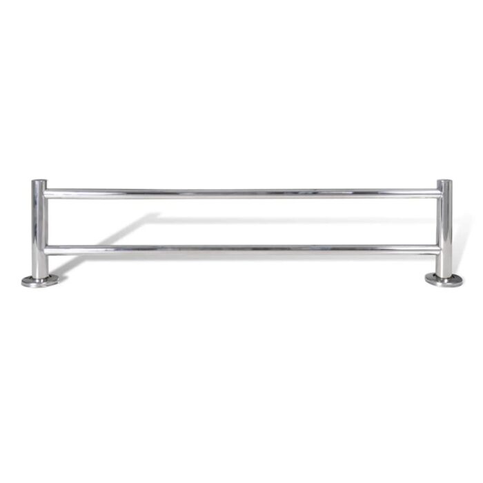 Porte serviettes double - Barre Fixe 2 tubes – Image 2