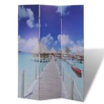 Cloison de séparation pliable 120 x 170 cm Plage – Image 2