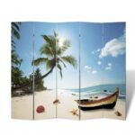 Cloison de séparation pliable 200 x 170 cm Plage – Image 3