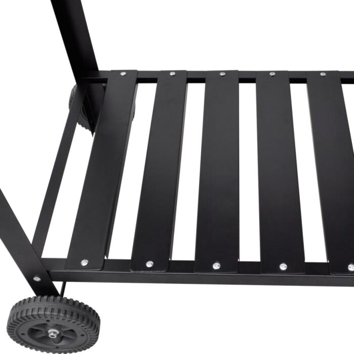 Support de barbecue au charbon de bois 2 roues – Image 2