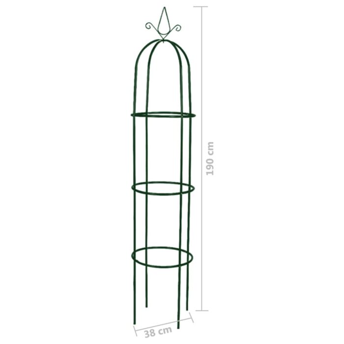 Arche de jardin en forme de tour 2 pcs – Image 4