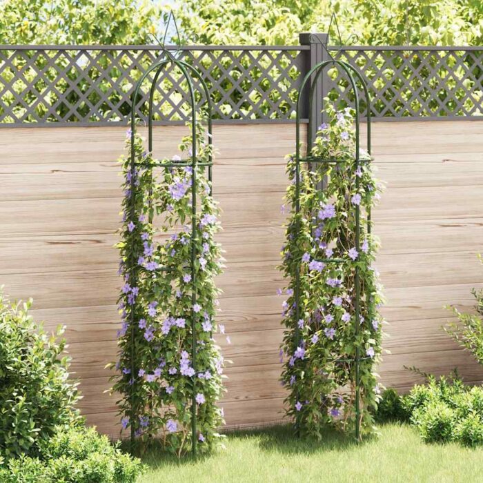 Arche de jardin en forme de tour 2 pcs – Image 1