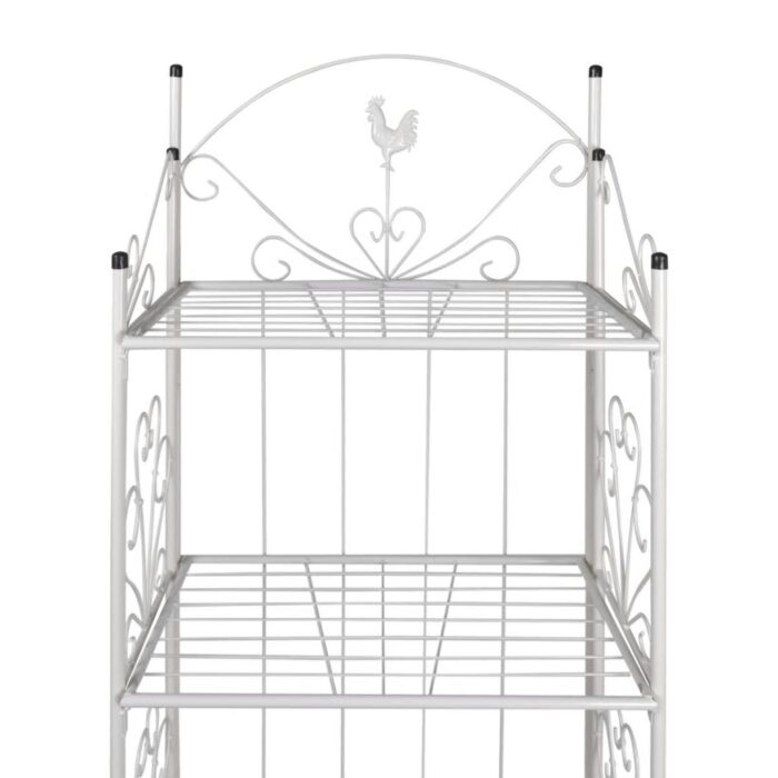 Support pour plantes Carré Blanc – Image 2