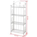 Support pour plantes Carré Blanc – Image 3