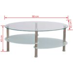 Table basse avec design exclusif Blanc – Image 2