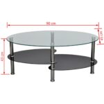 Table basse avec design exclusif Noir – Image 2