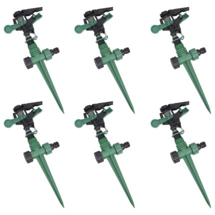 Arroseurs à impulsion de jardin 6 pcs