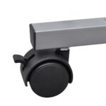 Bureau d'ordinateur compact avec plateau à clavier Noir – Image 3