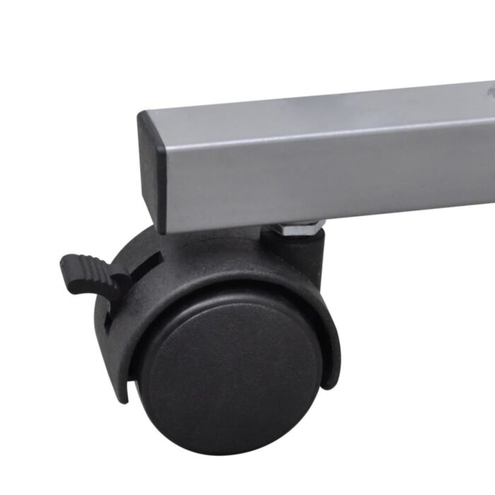 Bureau d'ordinateur compact avec plateau à clavier Noir – Image 3