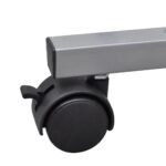 Bureau d'ordinateur avec plateau à clavier coulissant Marron – Image 3