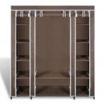 Armoire avec compartiments et tiges 45 x 150 x 176 cm Marron – Image 5