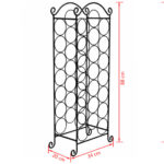 Casier à bouteilles pour 21 bouteilles Métal – Image 3