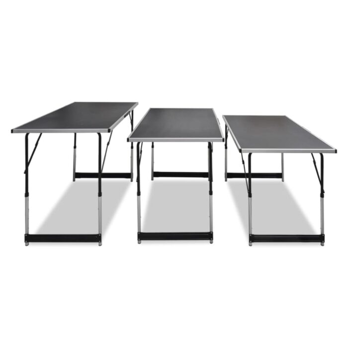 Table à coller 3 pcs pliable Hauteur réglable – Image 2