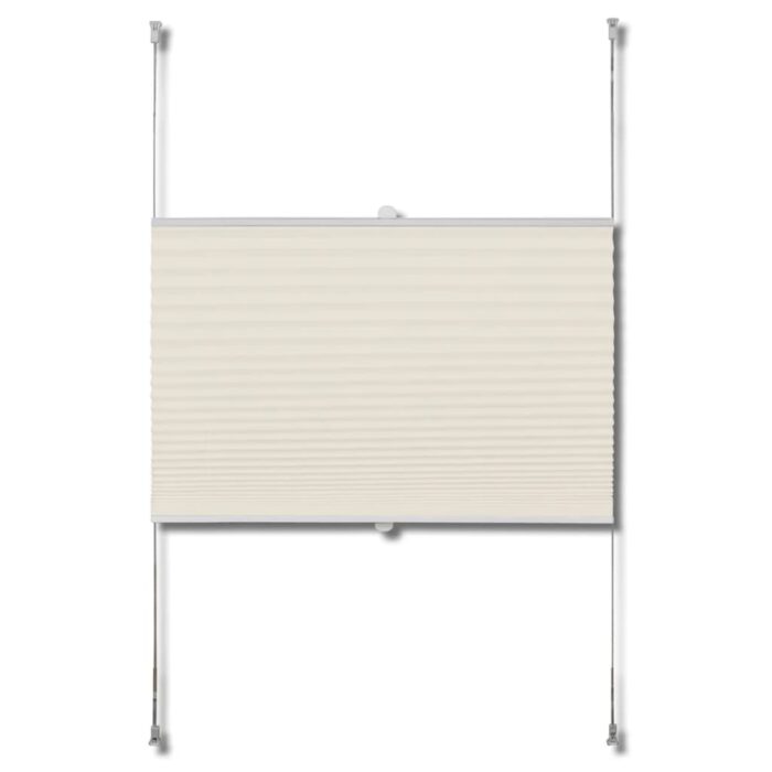 Store plissé 40x200 cm Crème – Image 2