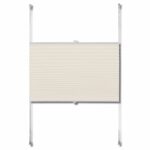 Store plissé 80x100 cm Crème – Image 2