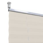 Store plissé 90x100 cm Crème – Image 4