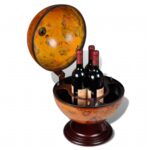 Support de vin sous forme de globe Bois d'eucalyptus – Image 3