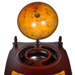 Support de vin autoportant sous forme globe Bois d'eucalyptus – Image 4