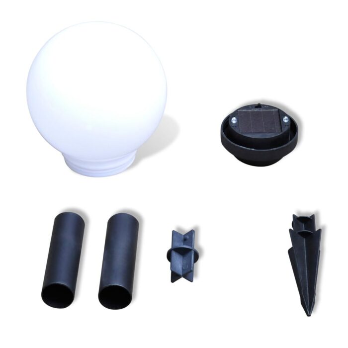 Lampes d'allée à LED 4 pcs 15 cm avec piquet de sol – Image 3
