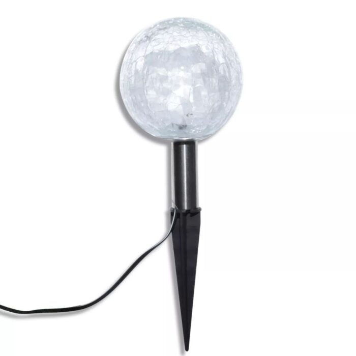 Lampes de jardin LED solaires 3 pcs avec piquet de sol – Image 3