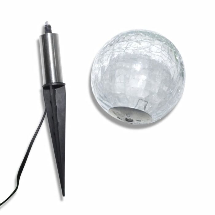 Lampes de jardin LED solaires 3 pcs avec piquet de sol – Image 4