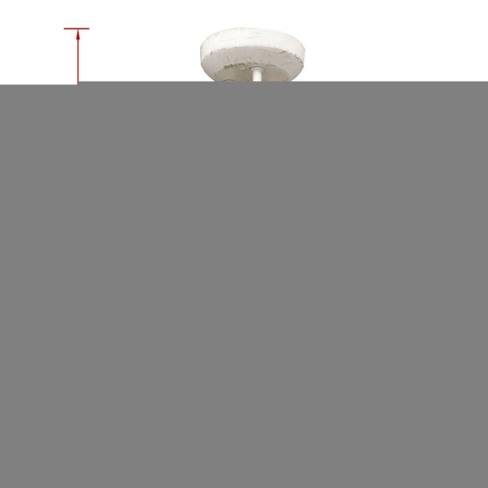 Lustre suspendu à cristaux Blanc élégant – Image 3