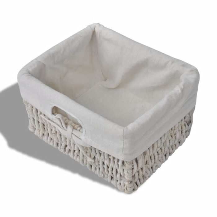 Porte-manteau Blanc 60x23,5x33 cm Bois de Paulownia – Image 6