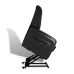 Fauteuil inclinable TV Noir Similicuir – Image 3