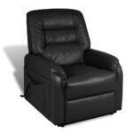 Fauteuil inclinable TV Noir Similicuir – Image 5