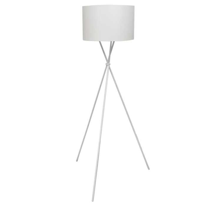 Lampadaire avec support haut Blanc – Image 1