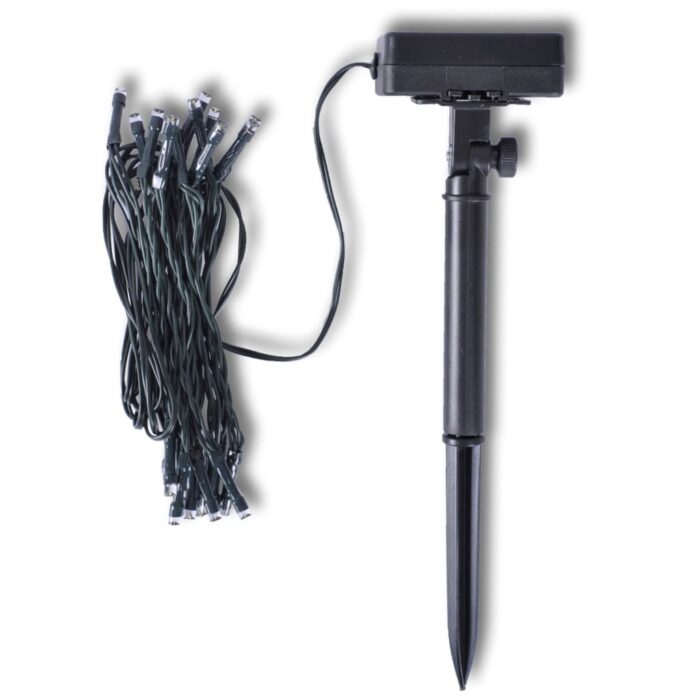 2 pièce de boule 35 cm avec guirlande lumineuse solaire 24 LED – Image 4