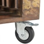 Table basse avec 4 roulettes Bois recyclé – Image 9