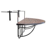 Table suspendue de balcon Terre cuite Mosaïque – Image 2