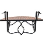 Table suspendue de balcon Terre cuite Mosaïque – Image 4